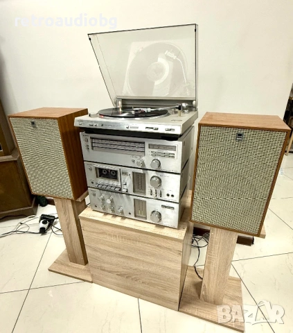 🔈Винтидж аудио сет SONY - усилвател, дек, тунер, грамофон и колони🔈, снимка 2 - Аудиосистеми - 53771580