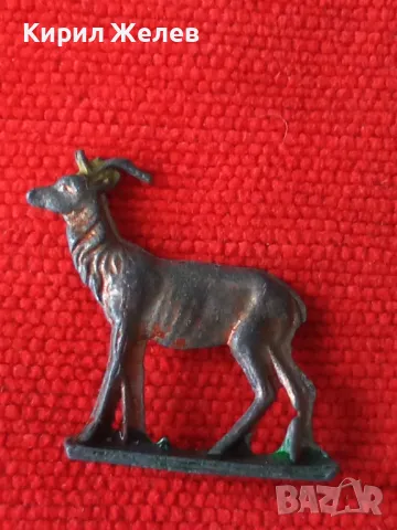 Стара ОЛОВНА ФИГУРКА - КОЗИРОГ ПЛАНИНСКА КОЗА ДЕТСКА ИГРАЧКА За КОЛЕКЦИЯ ПОДАРЪК 44106, снимка 8 - Колекции - 46959875