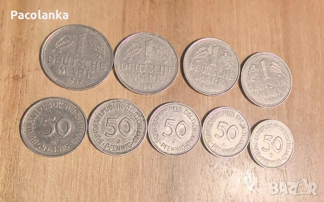 лот deutsche mark, снимка 2 - Нумизматика и бонистика - 53027789