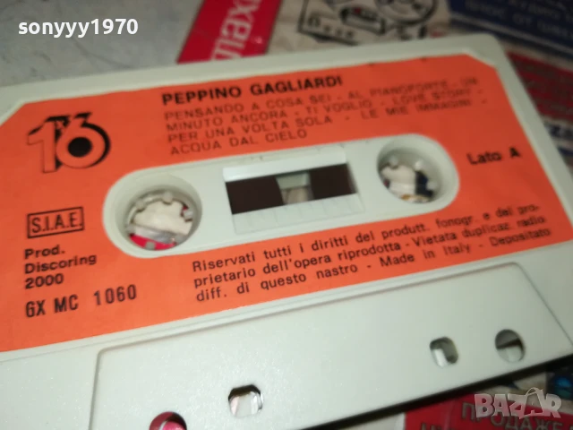 PEPPINO GAGLIARDI-ORIGINAL TAPE ВНОС ITALY 1906251154, снимка 4 - Аудио касети - 50722399