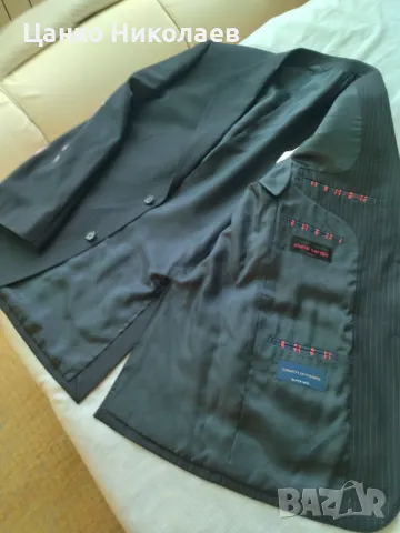 Продавам костюм черен оригинал на Пиер Карден, снимка 4 - Костюми - 49087775