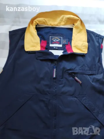 PAUL & SHARK - мъжки ретро елек КАТО НОВ 3ХЛ, снимка 2 - Други - 47610009