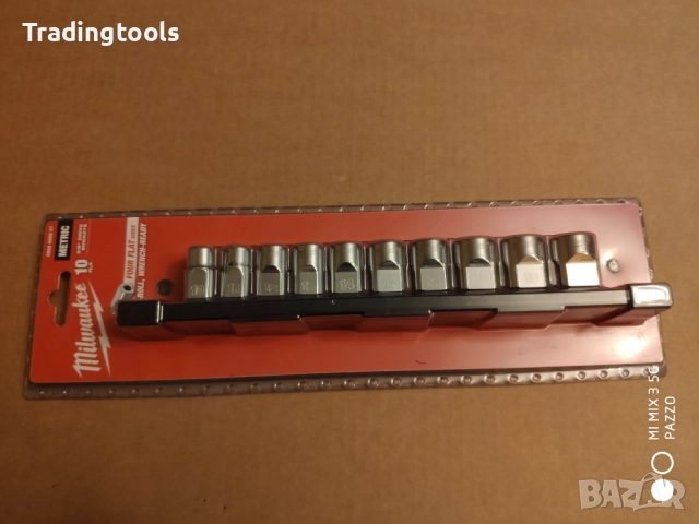 Milwaukee 3/8″ 10броя качествени вложки камъни 10-19mm комплект, снимка 3 - Гедорета - 52851982