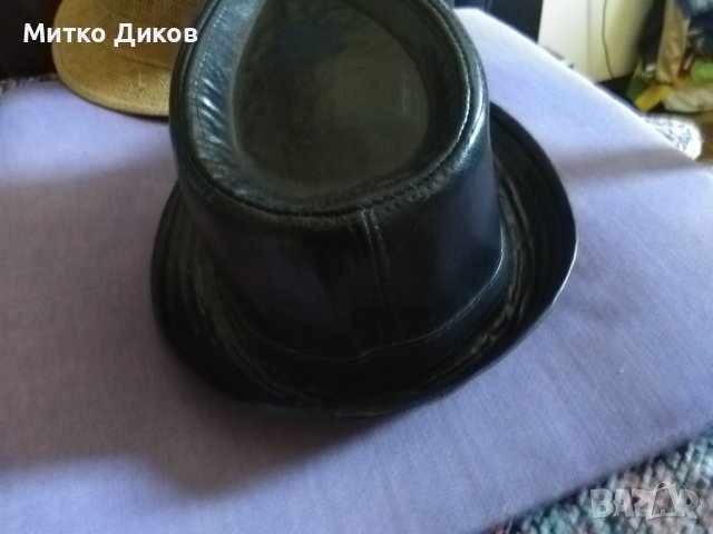 Бомбе естествена кожа и бомбе тип сламено размер 58 нови, снимка 12 - Шапки - 42166766