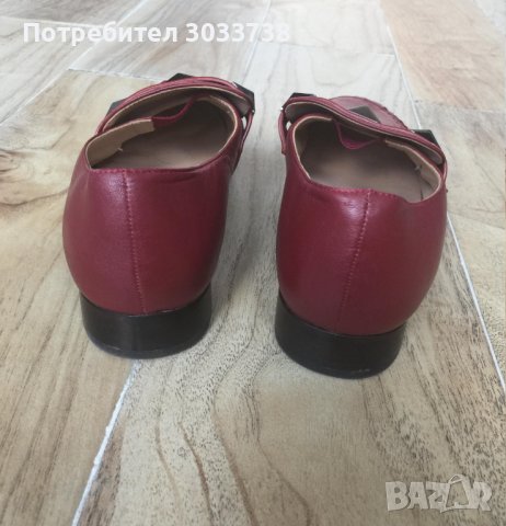 Оригинални Valentino Garavani Donna Rockstud Leather Moccassines Размер 38, снимка 3 - Дамски елегантни обувки - 41968765