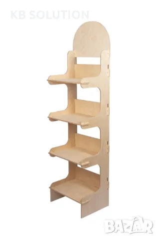 Рекламен стелаж от дърво, снимка 2 - Стелажи и щандове - 50346754