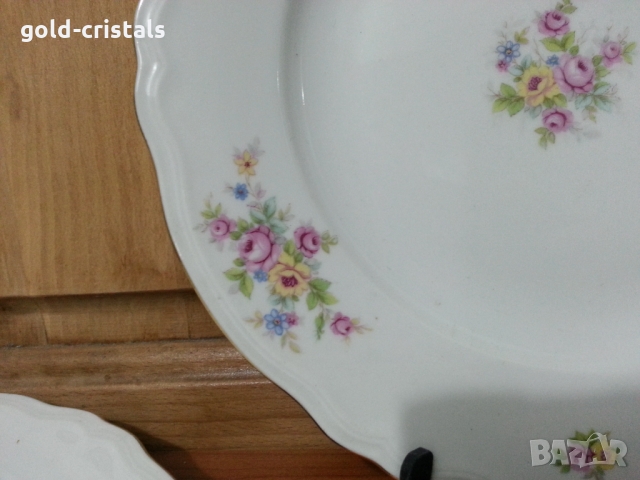 Ретро порцелан Чехословакия чинии, снимка 4 - Антикварни и старинни предмети - 36084347