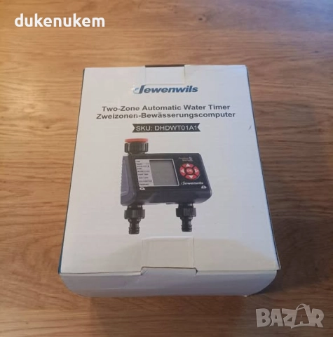 Програматор, таймер за напояване с 2 независими изхода и 4 програми за всяка зона, снимка 12 - Напояване - 52463573