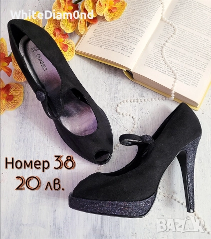 Разпродажба!!! Уникални дамски обувки номер 38💥 , снимка 4 - Дамски обувки на ток - 52821032