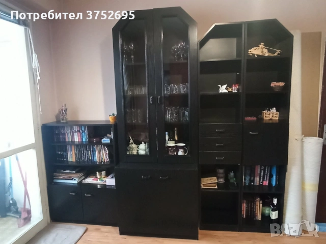 ПО ДОГОВАРЯНЕ - Черна холна секция – модулна, снимка 3 - Секции и витрини - 53129493