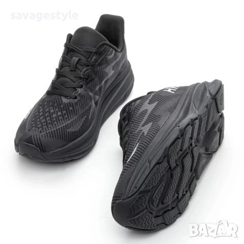 Мъжки маратонки с връзки в черно , снимка 2 - Маратонки - 51843637