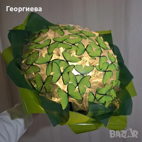 Луксозни,ръчно изработени светещи букети "DESS"💝 ✨️🦋, снимка 3 - Други - 48545772