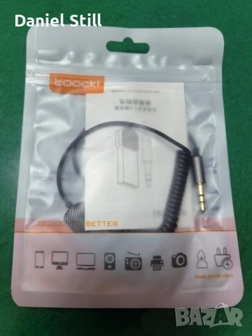 ПРОМОЦИЯ ВИСОК КЛАС Toocki Безжичен автомобилен адаптер и AUX Bluetooth приемник, снимка 4 - Аксесоари и консумативи - 42686631