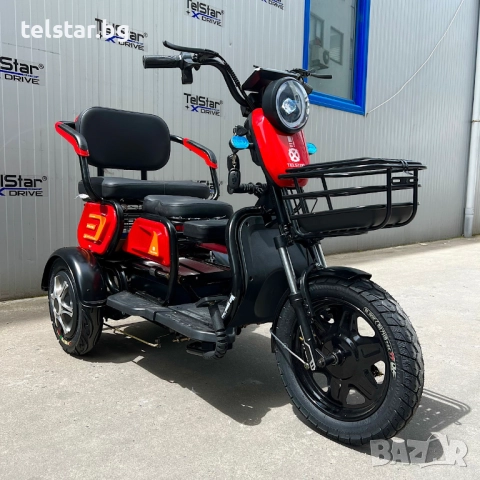 Триместна електрическа триколка TS 350-7-OFFROAD 2000W 25Ah Нов модел с повишена мощност подходяща з, снимка 10 - Мотоциклети и мототехника - 52411474