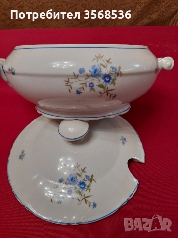 Порцеланов супник, снимка 3 - Прибори за хранене, готвене и сервиране - 52074083