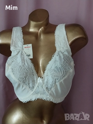 bpc selection 90 F Дантелен сутиен в цвят екрю, снимка 5 - Бельо - 53002367