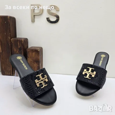 Tory Burch Дамски Ниски Удобни Ежедневни Чехли - Различни Цветове Код SEM-429, снимка 6 - Чехли - 55869155