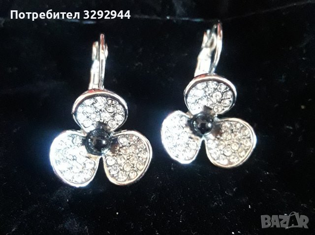 Сребърни обеци, снимка 3 - Обеци - 44387538