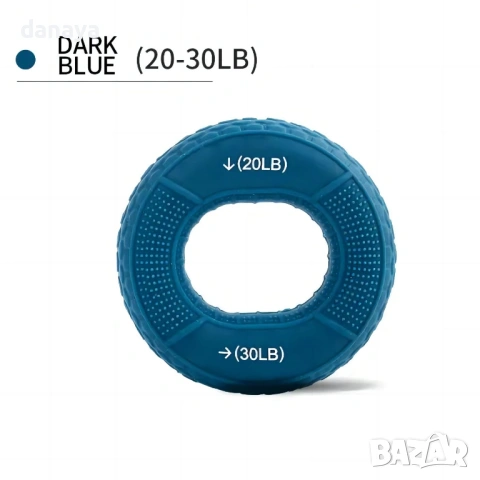 6461 Фитнес гума за стискане – тренажор за ръце и пръсти, снимка 8 - Фитнес уреди - 53779719