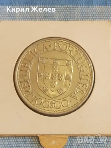 Монета 100 ескудос 1988г. Португалия Бертоломео Диас Велик откривател 24404