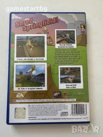 The Simpsons Skateboarding за PS2, снимка 2 - Игри за PlayStation - 51396374