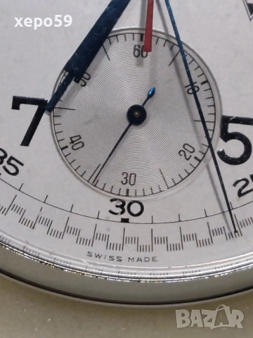 Джобен часовник Омега хронограф-Omega Split Second Chronograph Rattrapante, 5 500 лв, снимка 3 - Мъжки - 52217920