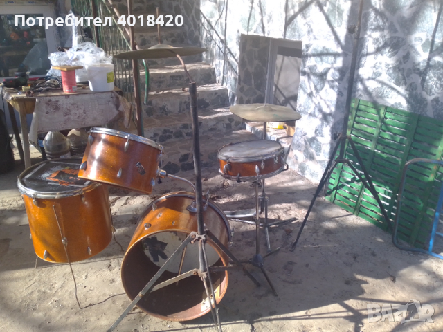 Продавам изгодно комплект барабани Трова за 250 лв., снимка 2 - Ударни инструменти - 44600357
