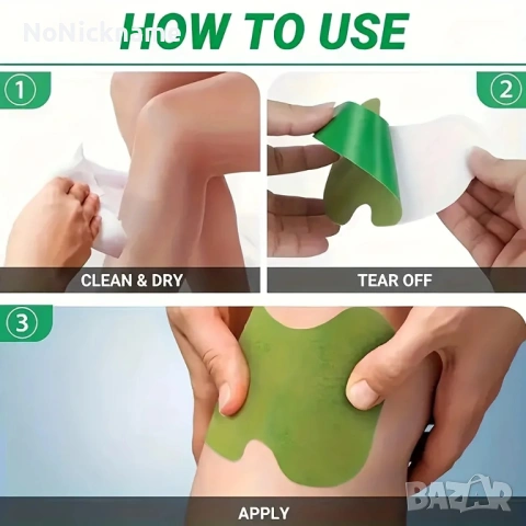 100 бр. Билкови лепенки за врат, раменете и коляното, топлинна лепенка, дълготрайна топла лепенка, снимка 4 - Козметика за тяло - 53371171