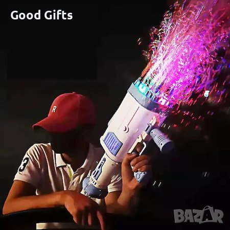 Мощна базука за сапунени балони , 64 дупки , Пистолет за сапунени балони, снимка 6 - Други - 38707279