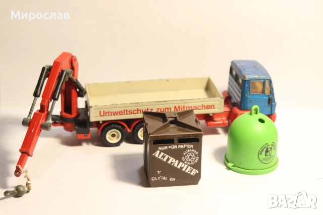 1/55 ?? SIKU MERCEDES КАМИОН ИГРАЧКА КОЛИЧКА МОДЕЛ, снимка 4 - Колекции - 52887182