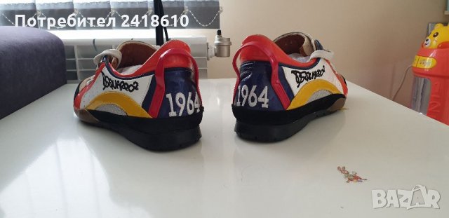 DSQUARED2 Leather Made in Italy Womens Size 37/24см ОРИГИНАЛ!, снимка 11 - Кецове - 35979378