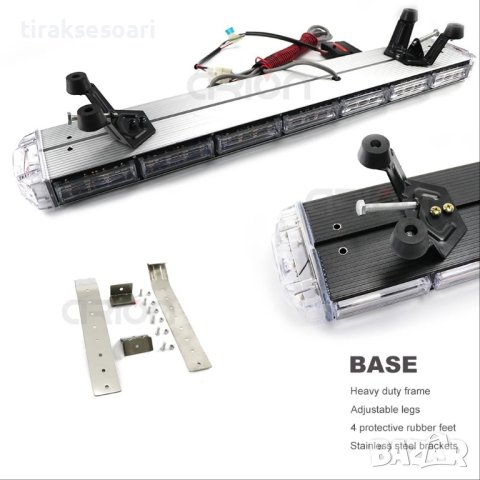 121см LED диодна аварийна сигнална лампа за таван 12-24V маяк, буркан, снимка 4 - Аксесоари и консумативи - 40003905