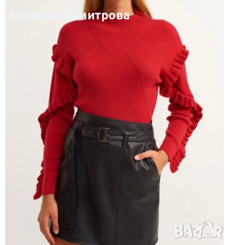 Дамски пуловер OXXO размер S/M, снимка 3 - Блузи с дълъг ръкав и пуловери - 50820896