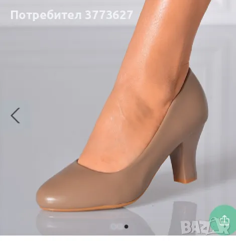 Дамски обувки със среден ток, снимка 1