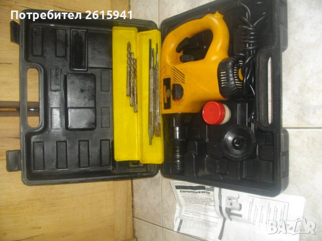 850W/3,7А-Mannesmann 12585-Немски Перфоратор/Къртач-5 бр.Шила-ОТЛИЧЕН-Комплект-Професионален, снимка 4 - Перфоратори - 40873255