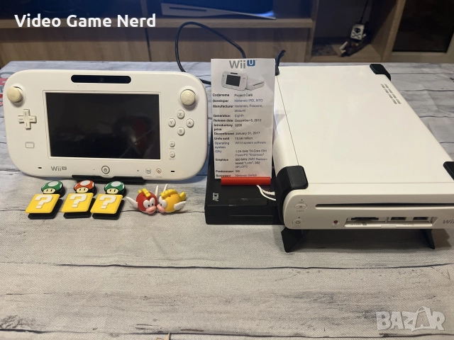 Wii U + GamePad (таблет) + 2TB външен | Само РАЗМЯНА