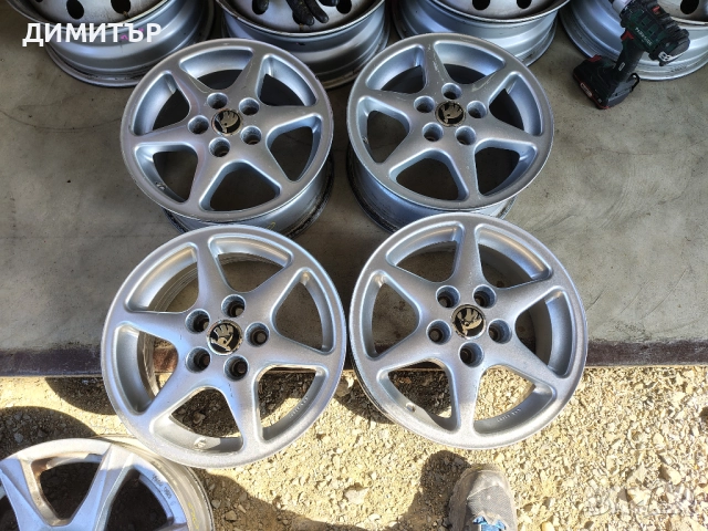 4бр.АЛУМИНИЕВИ ДЖАНТИ 14ки за SKODA 5x100 6J ET37