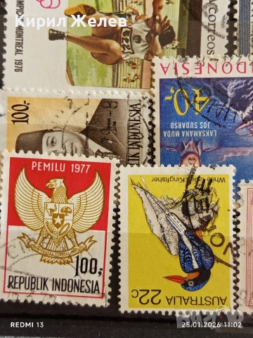 Стари пощенски марки от цял свят смесени ЖИВОТНИ,СПОРТ,КОСМОС за КОЛЕКЦИЯ 52008, снимка 7 - Филателия - 53218387