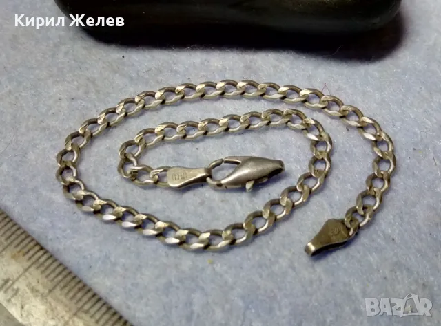 ВИНТИДЖ СРЕБЪРНА ГРИВНА МАРКОВО СРЕБРО 925 ODEMA КЛАСИЧЕСКА ПЛЕТКА с НУЖДА от ХАЛКИЧКА в КРАЯ 49740, снимка 8 - Гривни - 49553259