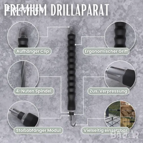 Heimfleiss® Инструмент за усукване на арматурни връзки, телени връзки за изграждане на огради, снимка 4 - Други инструменти - 49293539