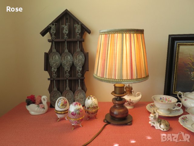 Стара, немска ,настолна лампа, снимка 4 - Настолни лампи - 41367419