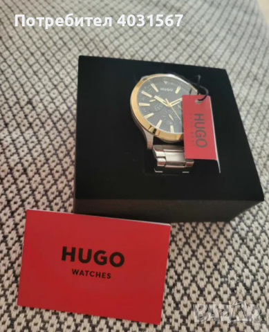 Hugo Boss часовник, чисто нов, оригинален. Неръждаема стомана, снимка 7 - Мъжки - 44783223