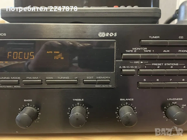 Продавам усилвател Audio receiver Yamaha RX-495RDS, снимка 2 - Ресийвъри, усилватели, смесителни пултове - 53304838