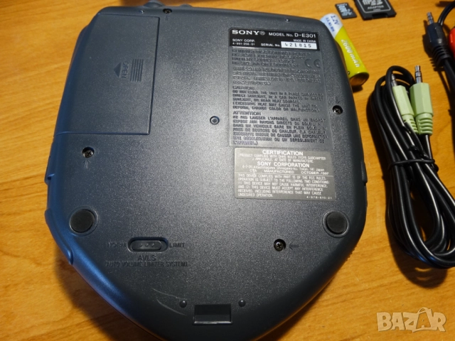 SONY D-E301 -  качествен дискмен ..., снимка 4 - Радиокасетофони, транзистори - 51855861