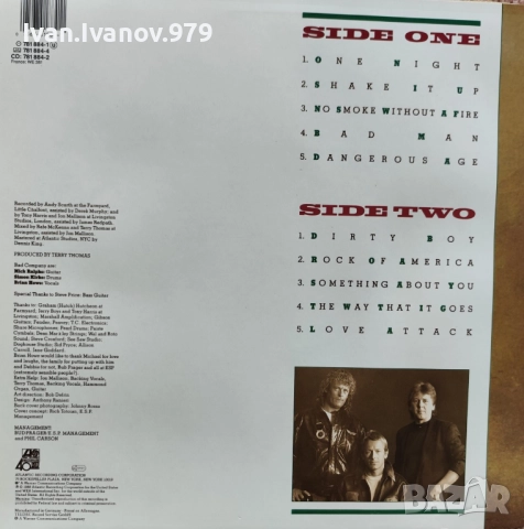 Vinyl (Bad Company - Dangerous Age), снимка 2 - Грамофонни плочи - 52027125
