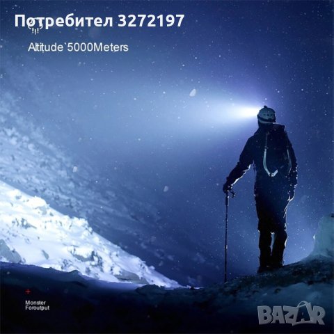 Акумулаторно  5 LED фенерче - челник ,с вградена 18650 батерия, силна светлина, снимка 5 - Къмпинг осветление - 41405624