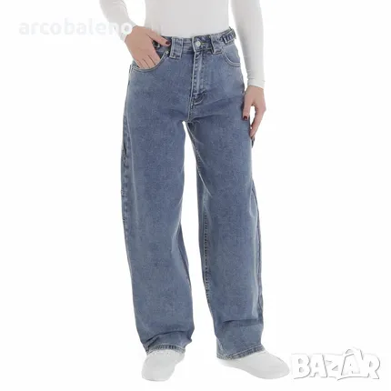 Дамски дънки с висока талия, снимка 3 - Дънки - 49284440