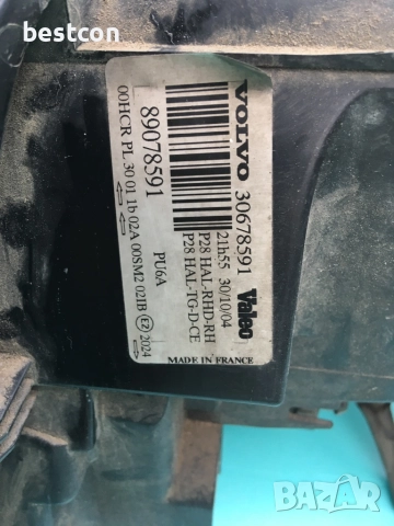 Десен фар за Волво ХС 90, 2006 год, снимка 5 - Други машини и части - 37668952