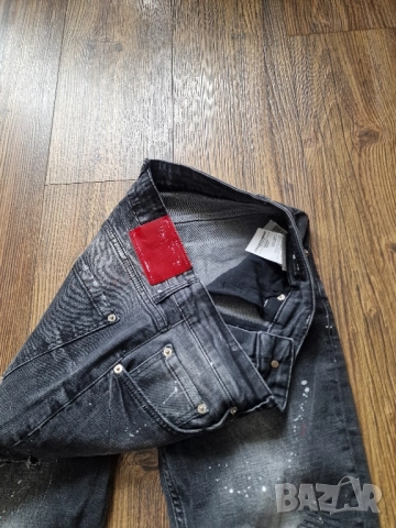 Страхотни мъжки слим дънки DSQUARED2 размер 48 / М , снимка 6 - Дънки - 52475268