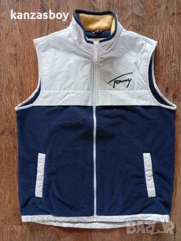 TOMMY JEANS MIX MEDIA RETRO VEST MEN - мъжки поларен елек Л, снимка 7 - Якета - 56200001